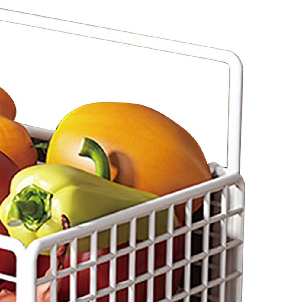 Large Capacity Wall Mounted Storage Basket Iron Hanging Wall Basket Wall Basket  Kitchen Use