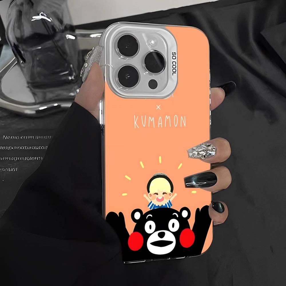 Kumamon For IPhone 17 16 15 14 13 12 11 Pro Max Plus Matte Color Back Phone Cover
