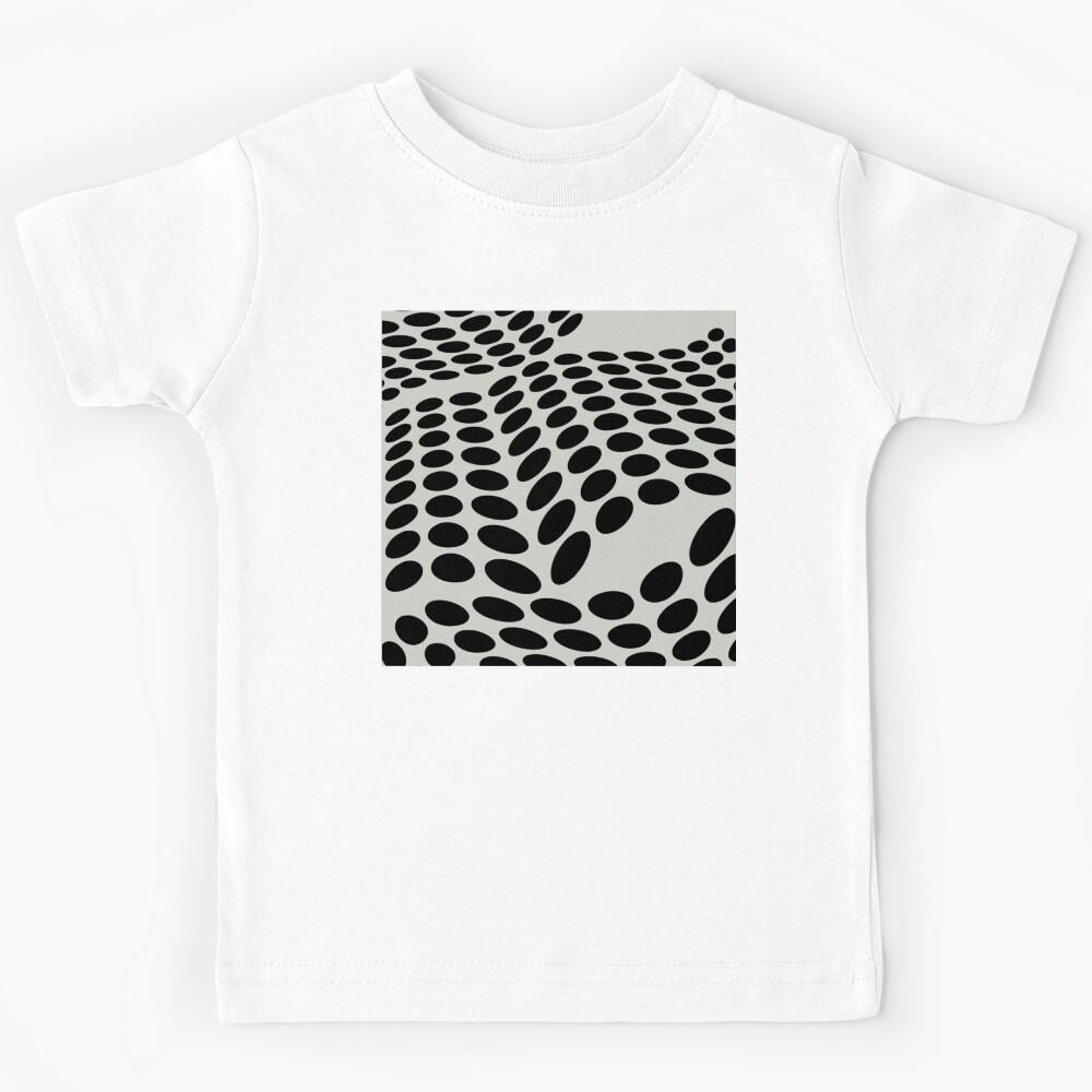 Modern Dot Design Light Gray Kids T-Shirt 120