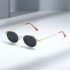 Fashion Oval Sun Glasses Small Frame Retro UV400 Shades Women Sunglasses Outdoor Travel Accessories