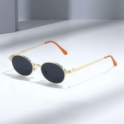 Fashion Oval Sun Glasses Small Frame Retro UV400 Shades Women Sunglasses Outdoor Travel Accessories