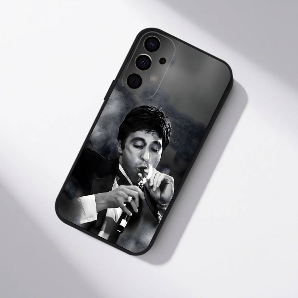 S-Scarfaces Tony M-Montana Phone Case For Samsung S25,S24,S21,S22,S23,S30,Ultra,S20,Plus,Fe,Lite,5G Black Cover