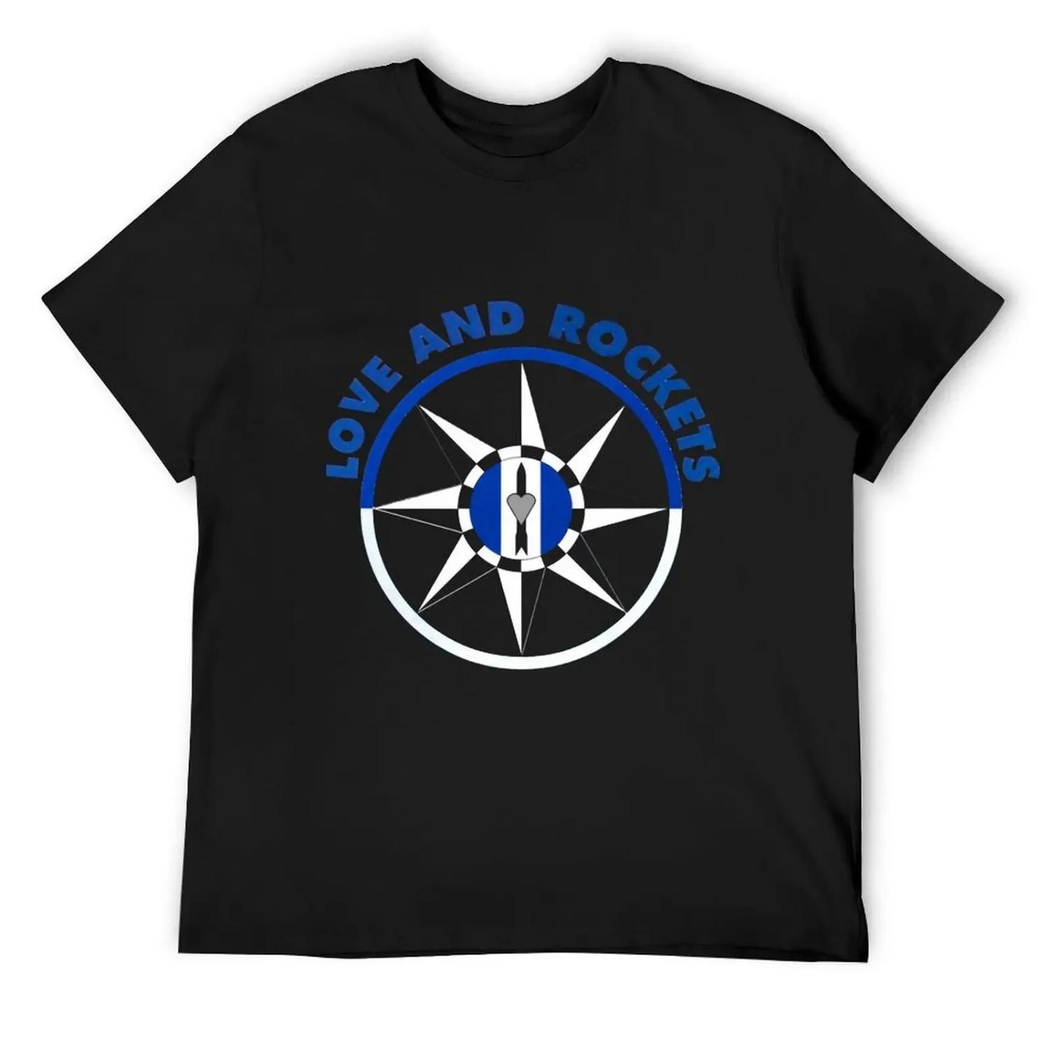

Funny Gift Love And Rockets Classic Fan T-Shirt man t shirt plus sizes plain mens shirts graphic tee XXXXXL чорний