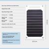 10W 5V Solar Panel Waterproof Portable Dual Usb Charger Outdoor Camping Solar Power Bank Battery Charging Plate