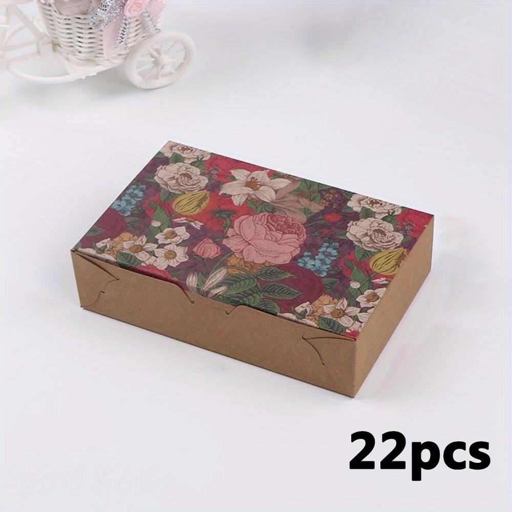 

22 шт. Подарочные коробки для сладостей, декоративные подарочные коробки для самодельных товаров, для упаковки и демонстрации, подходящие для юбилеев, свадеб, вечеринок, мероприятий, ювелирных изделий 22pcs boxes