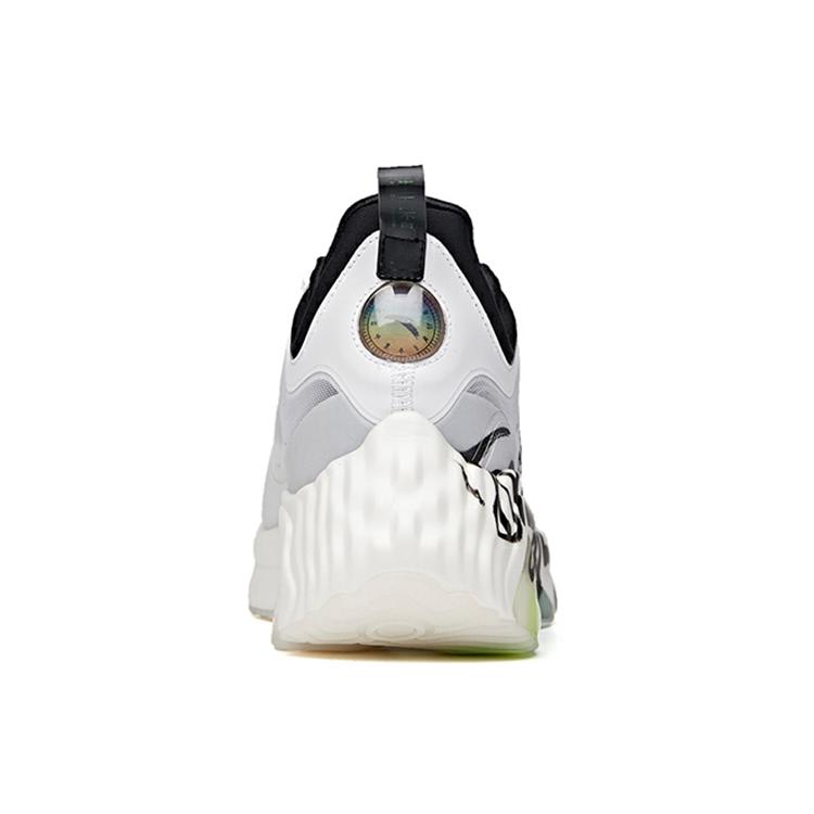 Anta Star Mountain Ink Rhythm · Flying White Low Top Running Shoes Women's Black White 122035518A-2