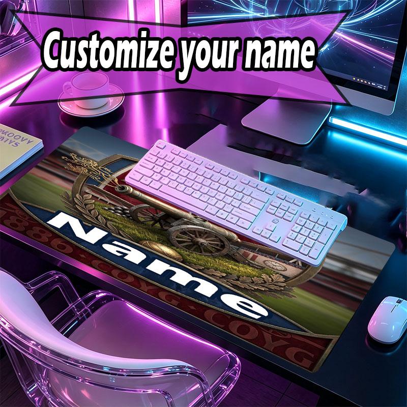 Özel İsim Kişiselleştirilmiş Arsenal F.C Desenli Mousepad, Dizüstü Bilgisayar Masa Matı, Ev İçin Dekoratif Masa Matı Klavye Altlığı Hediye
