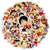 10/30/50pcs Luffy Anime One Piece Stickers Cool Cartoon Characters Decals Skateboard Phone Luggage Bike Graffiti Sticker Decor