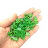 100 Stück Set 8mm Transparenter Würfel mit eckigen Kanten Bunt Klar Einfarbig Würfel Schachfigur Rechter Winkel Für Brettspiel