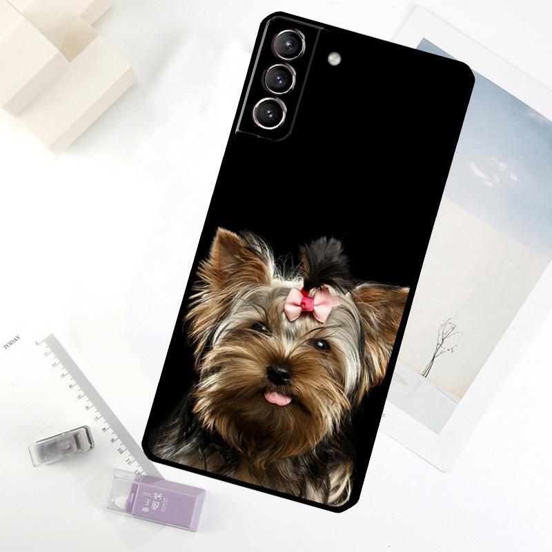 Mini Yorkshire Terrier Phone Case For Samsung Galaxy S20 FE S21 S22 S23 S24 S25 S26 Ultra S10 S25 Plus S25 FE Cover