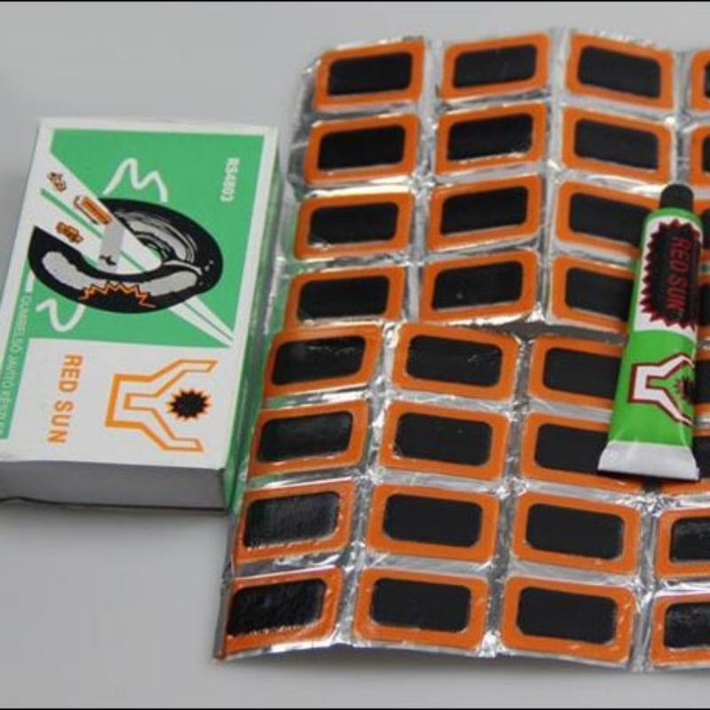 12/24/36/48Pcs Rubber Bicycle Tire Repair Patch Professional Bike Repair Kits For Cycling Motor Tyre Inner Tube Puncture