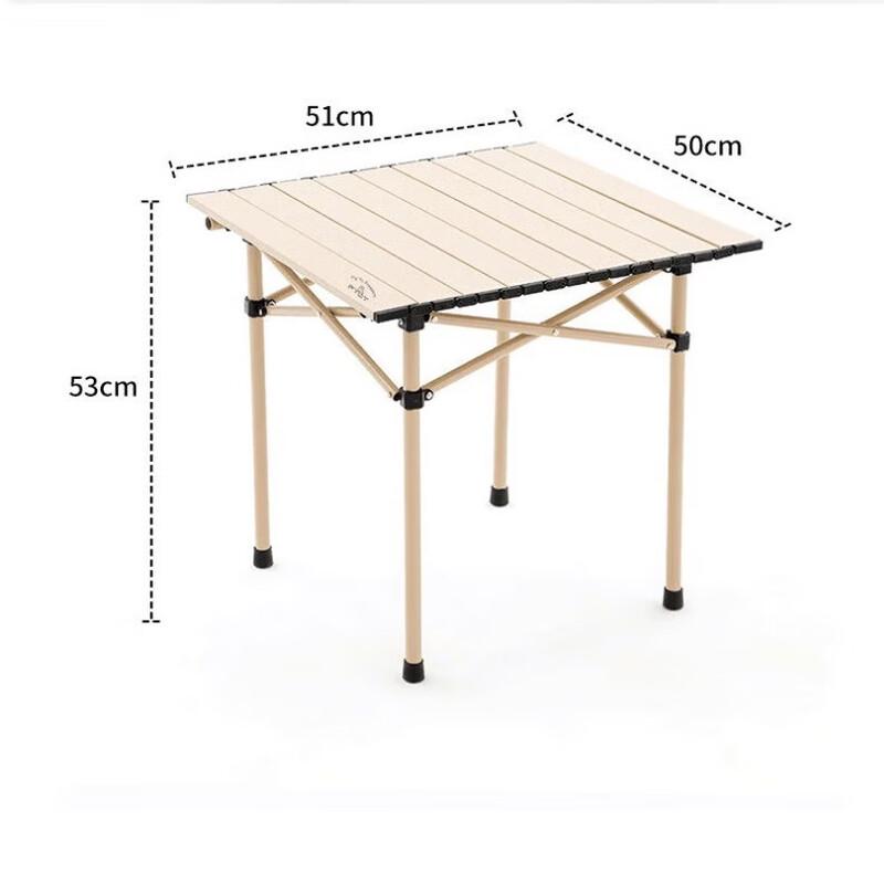 FTLY Portable Folding Aluminum Table and 2 Chairs Set