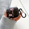 Rosa florales Design Kopfhörer-Schutzhülle für Airpods 3/4/PRO/PRO 2/PRO 3 Anti-Drop mattierte Textur