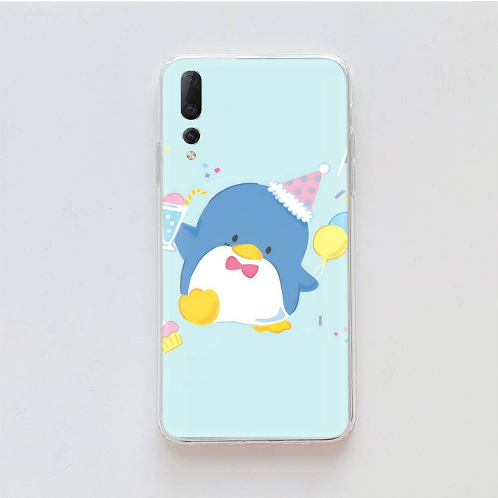 Transparent Case for Samsung A04 A14 A23 M33 M53 Realme 10 9 C35 C55 VIVO X80 Infinix Hot 30 Note 11 Tecno Spark 8P Pro L-11 Cute Tuxedosam
