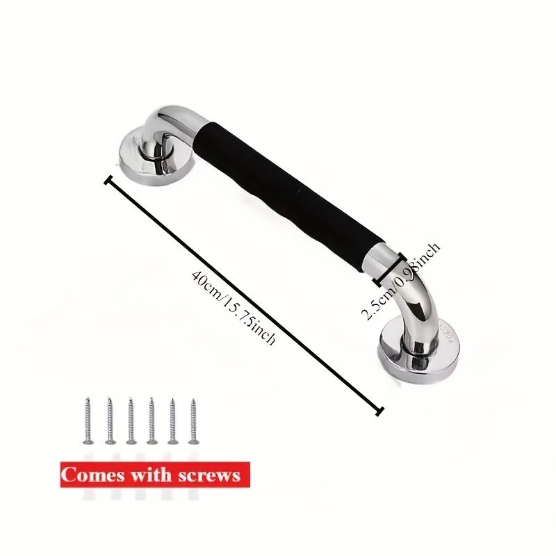 Premium duschhandtag i rostfritt stål - Halkskyddande, Hållbart säkerhetshandtag för äldre & funktionshindrade