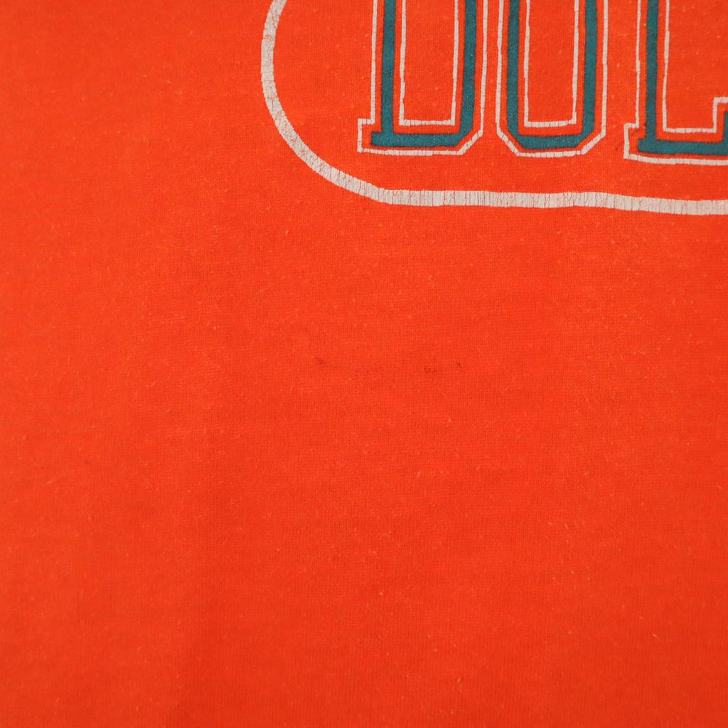 Champion 80s Vintage USA made tricot tag NFL Miami Dolphins Short sleeve T-shirt Men's Used
