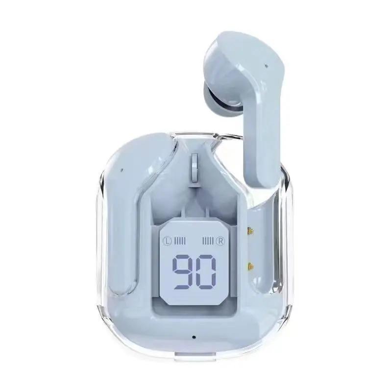 

Настоящая беспроводная Bluetooth-гарнитура, бинауральные маленькие вкладыши, спортивные стереонаушники с басами, спортивные наушники TWS для телефона синий