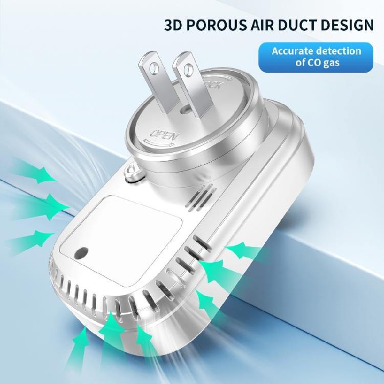 Temperature Humidity CO Detectors for Indoor Home Hotel Wall CO Level Monitors Alarm Carbon Monoxide Detectors
