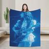 Holly Humberstone Cruel World Flannel Blanket  Super Warm Throw Blanket for Home Decor Street Trend Bedspread Sofa Bed Cover