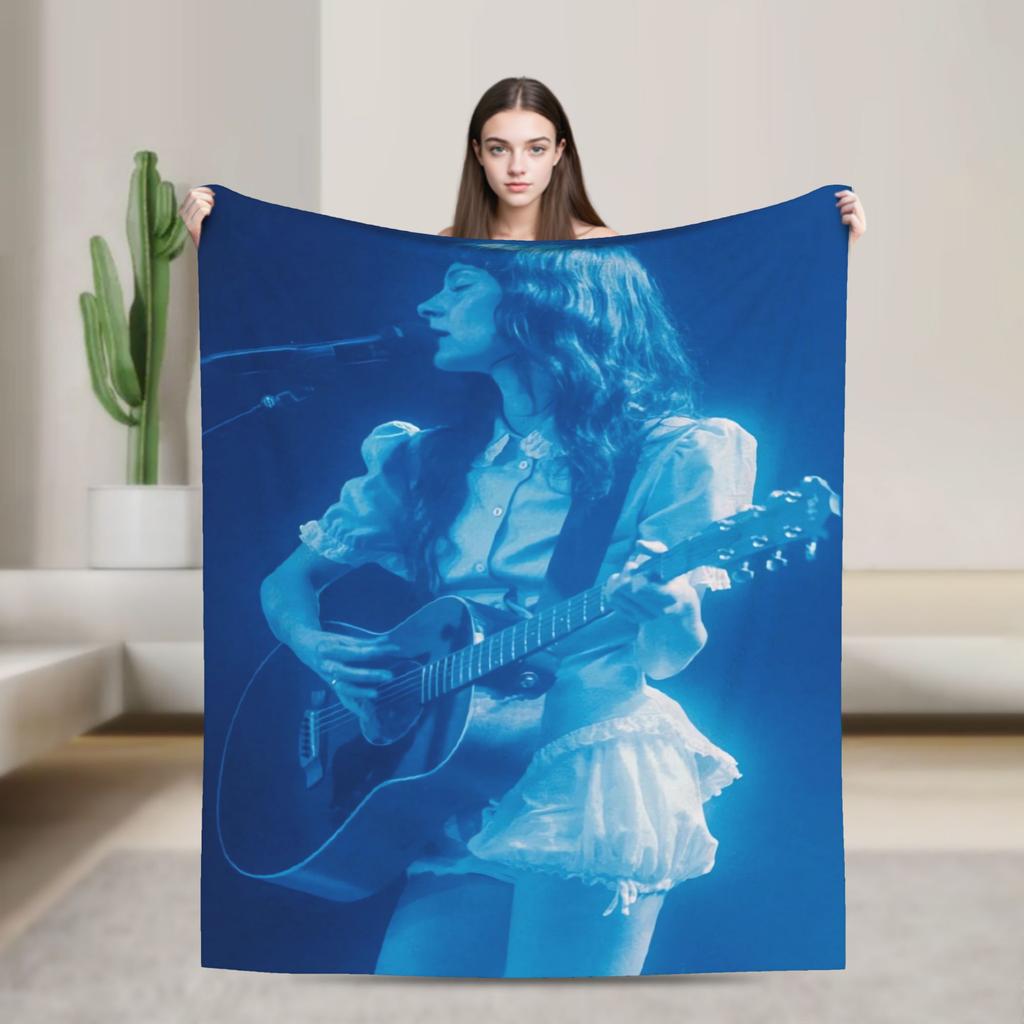 Holly Humberstone Cruel World Flannel Blanket  Super Warm Throw Blanket for Home Decor Street Trend Bedspread Sofa Bed Cover