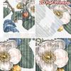 2D FLAT PRINTING 2pcs Curtains (Without Rod) Floral Garden Design (2) Ramadan holiday curtains with digital printing Versatile