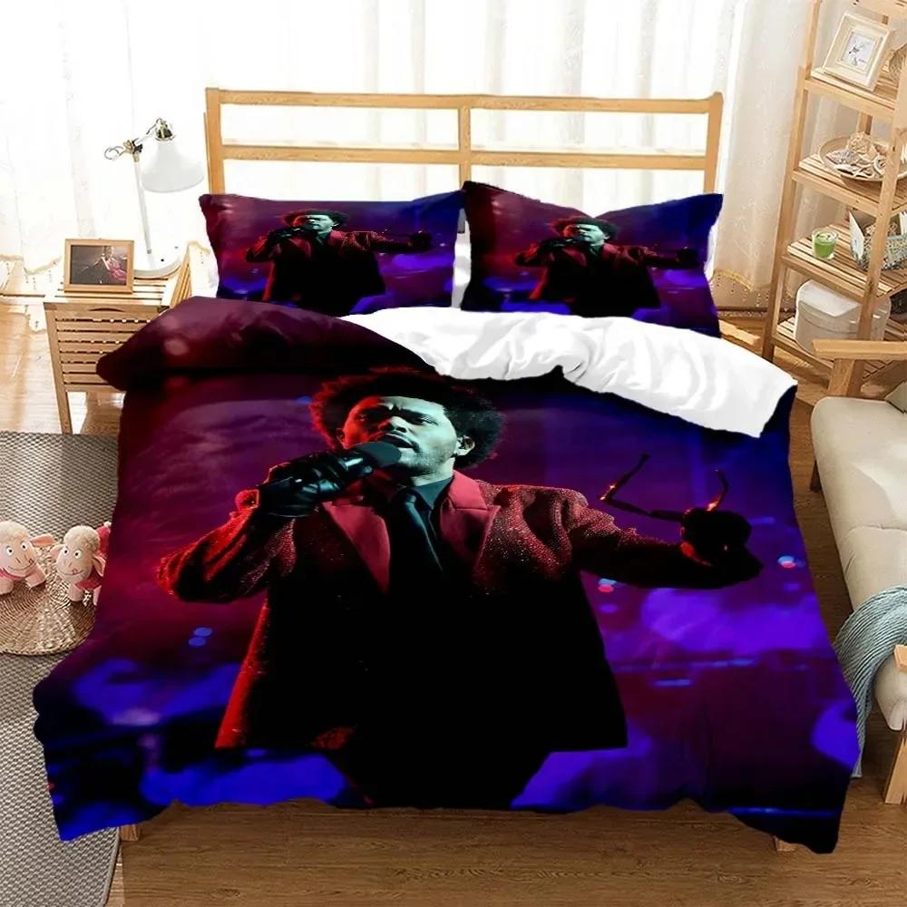 Comforter Die Weeknd Fashion Pop Singer 3D Printed Bedding Queen Bedding Set King Size Bedding Set Soft And Comfortable