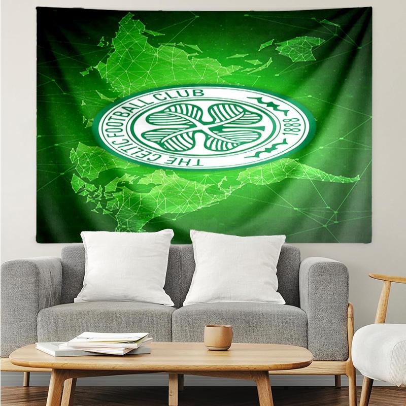 Celtic Football Club Crest Tapestry Hanging for Bedroom,Livingroom, Playroom,Decor Art Room Wall Tapestry Holiday and Birthday Gifts