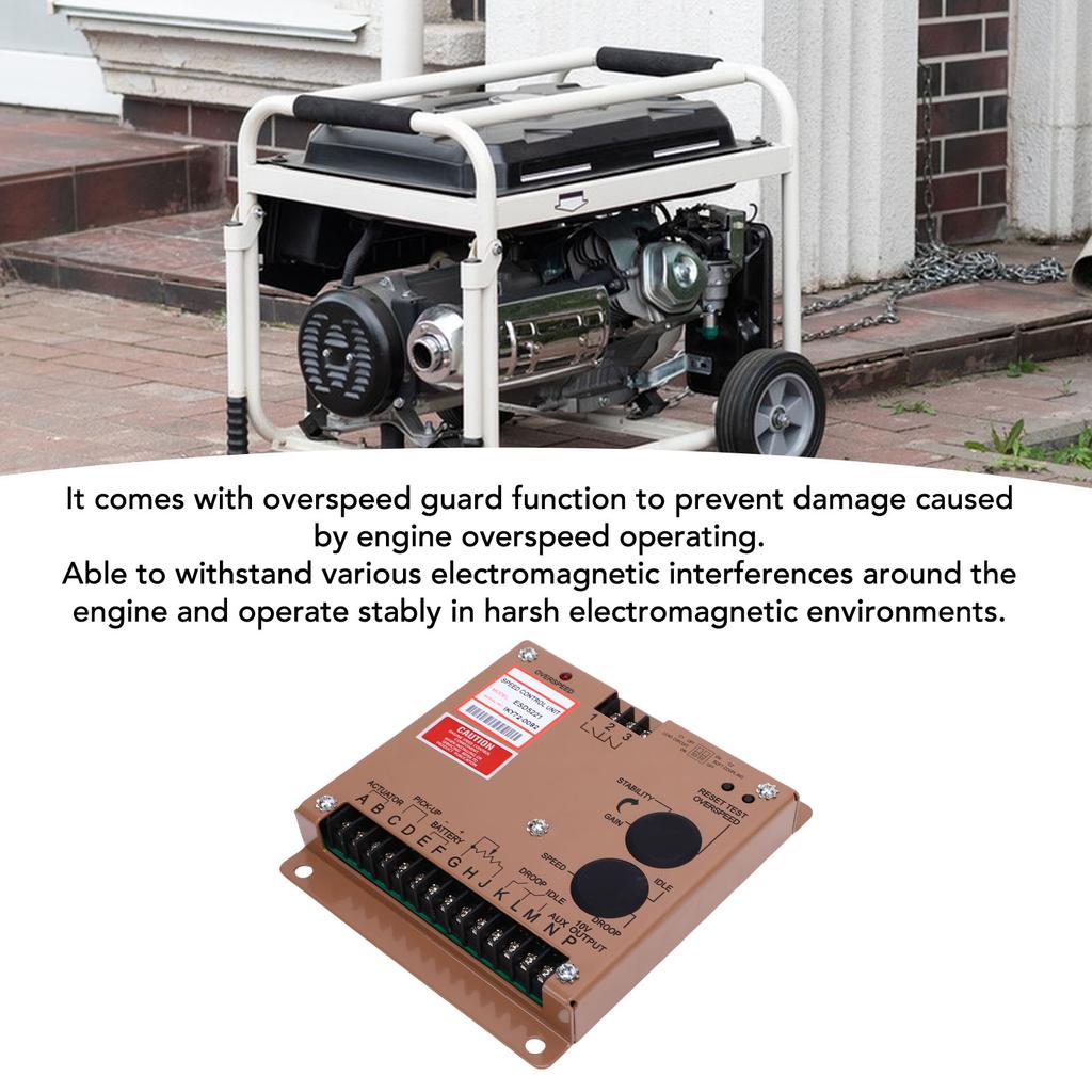 ESD5221 Speed Control Unit Generator Engine Control Module Controller Governor Easy Install