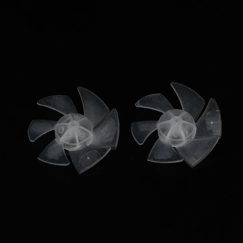 Transparent Mini Fan Blade 6 Blades Plastic Wind Wheel 2/4/10Pcs Replacement Accessories for Handheld Small Fan DIY