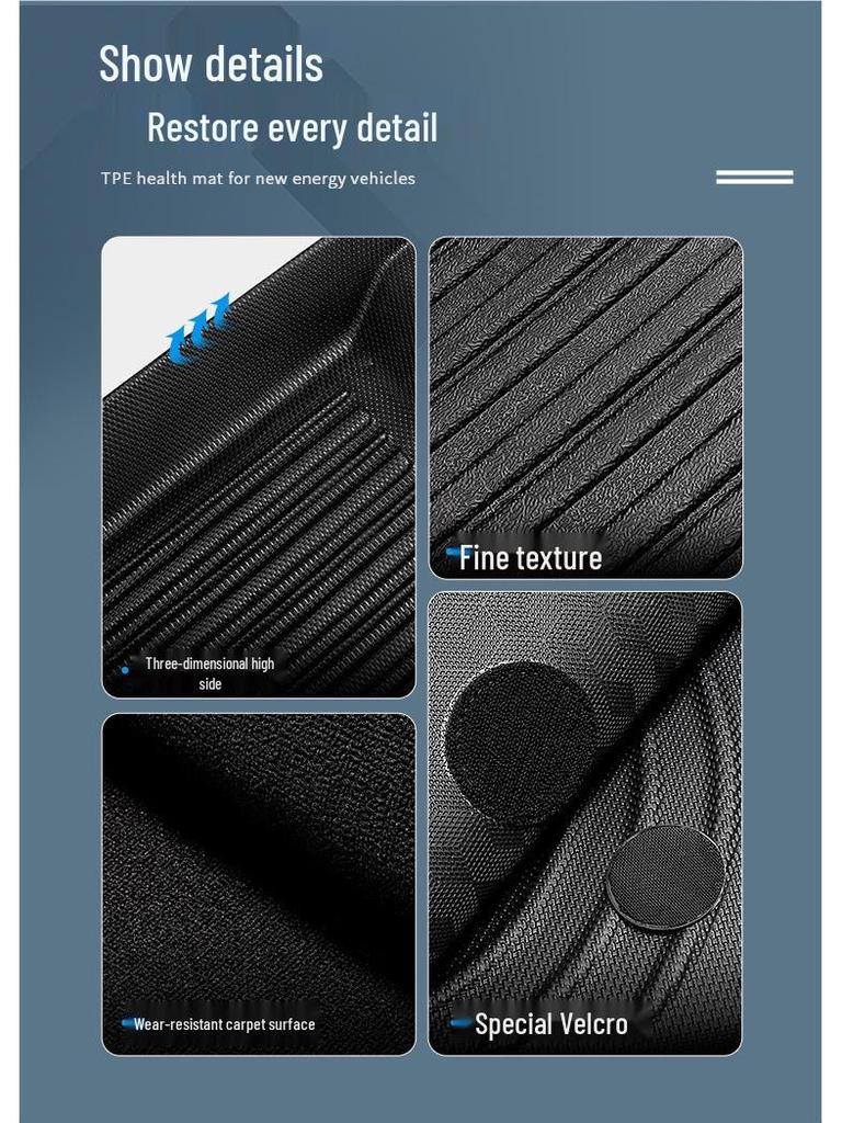 Eco-Friendly TPE Car Mats for 23 Haval H5: Custom-Fit Floor and Trunk Protection