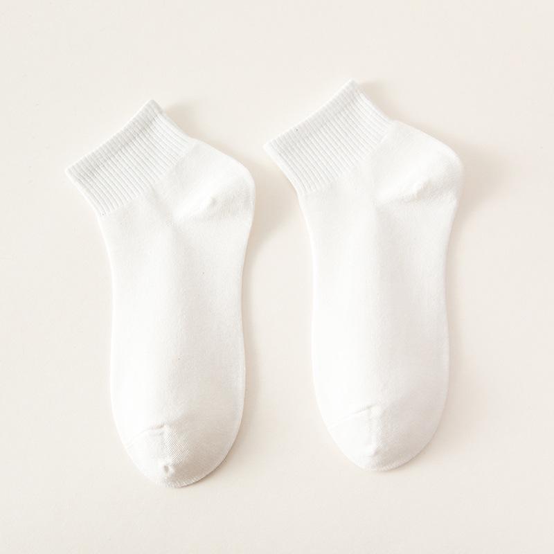 Men's Summer Thin Cotton Ankle Socks: Breathable, Sweat-Absorbing, Anti-Odor Low-Cut Sports Socks