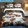 3PCS Real Vieira Football Legend Bedding set,Ideal for1pc Duvet Cover And 2pcs Pillowcases Perfect for Christmas gift,Ideal for Bedroom, Dormitory