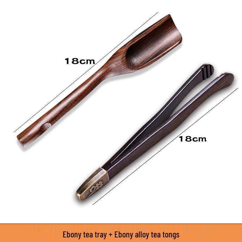 Solid Wood Tea Scoop for Gongfu Tea Ceremony - Small Tea Shovel Spoon for Serving and Dividing Tea.