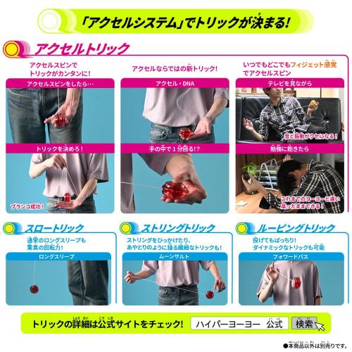 BANDAI Hyper Yoyo Accel Accel Origin -Dragonic Red- Recommended for ages 8 and up