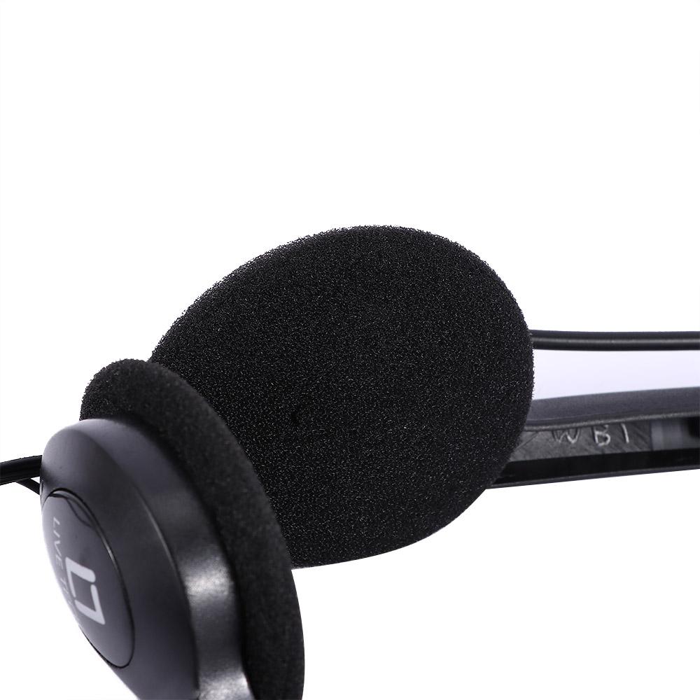 Super Bass Noise Cancelling Earphone for Computer Laptop Headset Wired Stereo Headphones