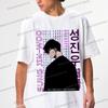 Men Women Anime T-shirt Sung Jin-Woo Tshirt Sung Jin-Woo Manga Tops Short Sleeve Fashion Cotton Shirt Solo Leveling Unisex Tops