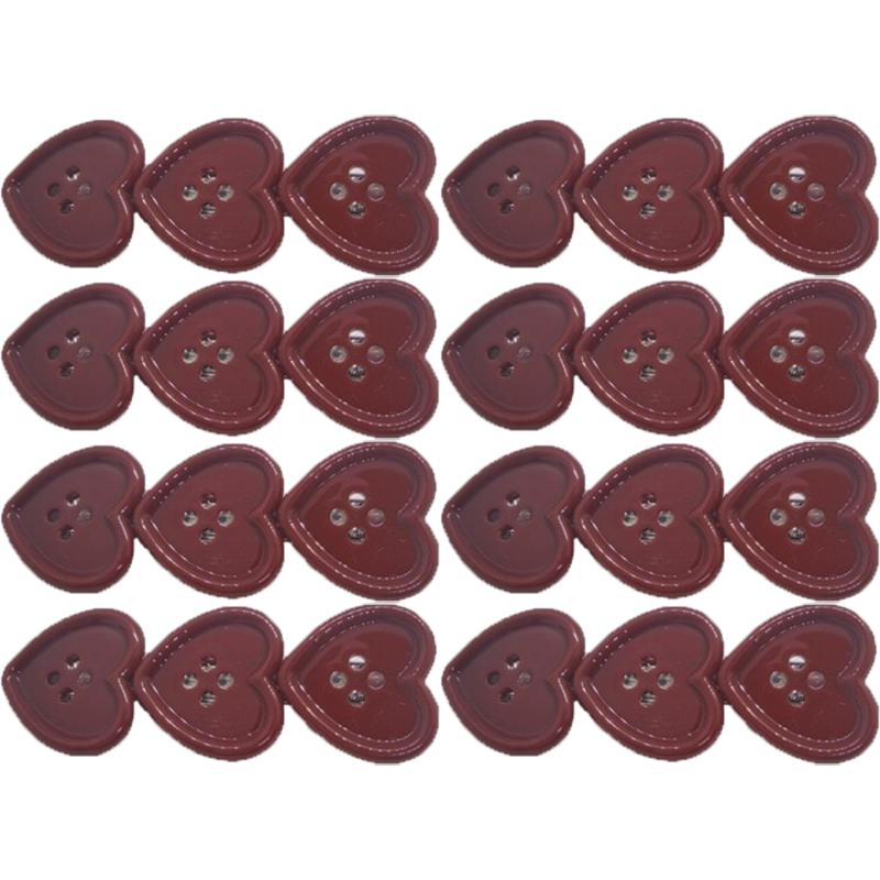 Sweet Check Love Button Hair Clip Side Bangs Girly Cute Duckbill Clip Hair Accessories