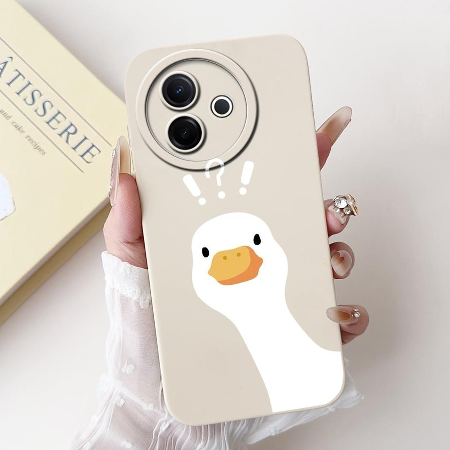 Für Vivo Y39 5G Hülle V2436 Niedliches Mode Cartoon Muster Abdeckung Stoßfest Weiche TPU Handyhüllen Für Vivo Y300i Y 39 VivoY39 Bumper