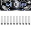 10Pcs Round Standoff Aluminum Alloy Female Thread Interval Connecting Column Kit M4x0.7mm