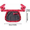 Cotton Half Apron Small Dot Hotel Apron Fashion Working Clothes  For Women Girls
