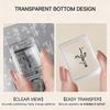 Transparent Nail Art Stamping Plates Square Reusable Manicure Stamping Plates DIY French Silicone Nail Stamper Manicure Tools