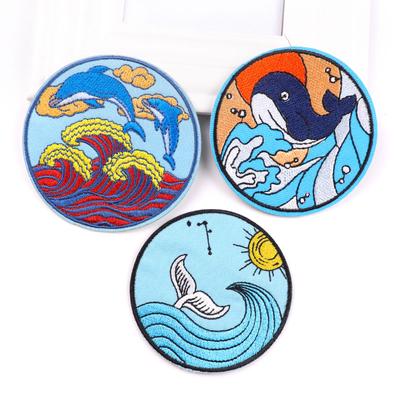 3 Pcs/pack Fusible Embroidery Patch Iron On Patches For Clothing Thermoadhesive Patches For Jackets Jeans Backpack Ironable Sewing Patch