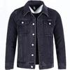 Giacca di Jeans Solida Grigia da Uomo Taglio Ampio 2023 - Abbigliamento Casual Autunnale
