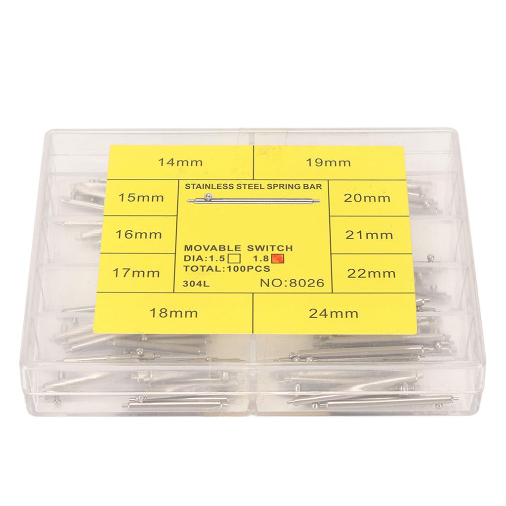 Watch Band Pins Professional Quick Release Stainless Steel Watch Band Spring Bars for Watch Repair