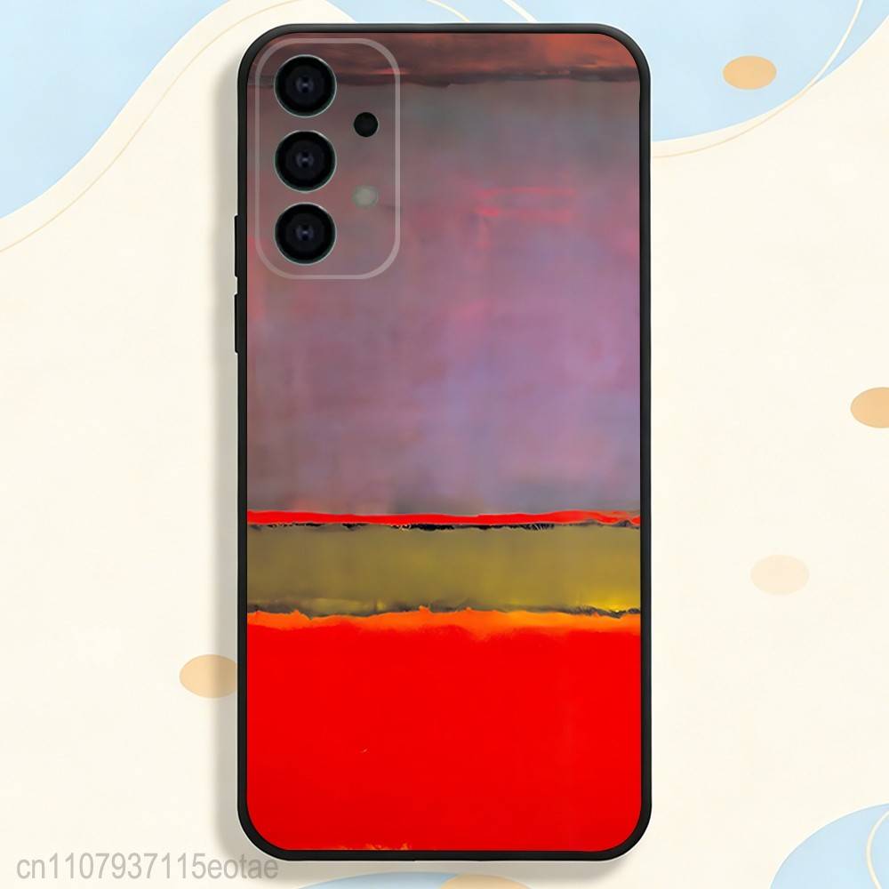 

Mark R-Rothko Art Phone Case for Samsung S26 S24 S22 S25 Ultra S9 S20 FE S23 Plus S10 S21 Shockproof Funda Cover SamsungS24ULTRA