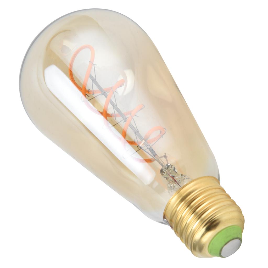 Light Bulb Dimmable Transparent Glass High Light Transmittance E27 Lamp Holder Warm Light 4W LED Bulb 110V