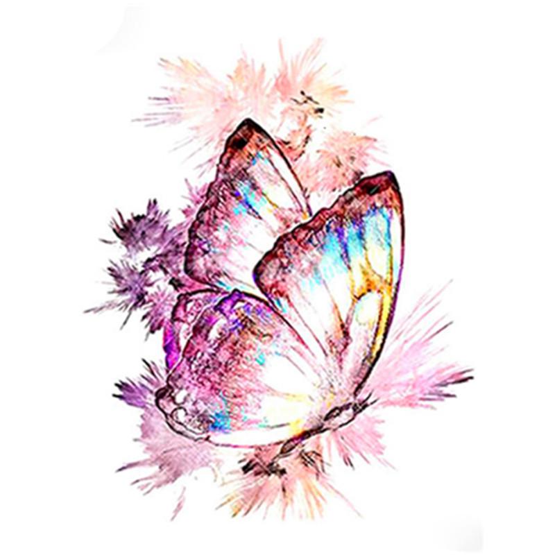 

Полный 30X40CM 5D Diy Алмазная картина Цветная бабочка Вышивка крестом Домашний декор Ручная работа 18