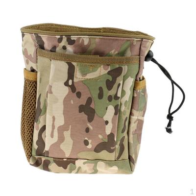 Military MOLLE Belt Tactical Magazine Dump Drop Reloader Pouch Bag – CP Camo