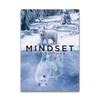 1pc frameless Canvas  MINDSET IS EVERYTHING Motivational Poster Lion Tiger Wolf Animal Wall Art Canvas  Print fo