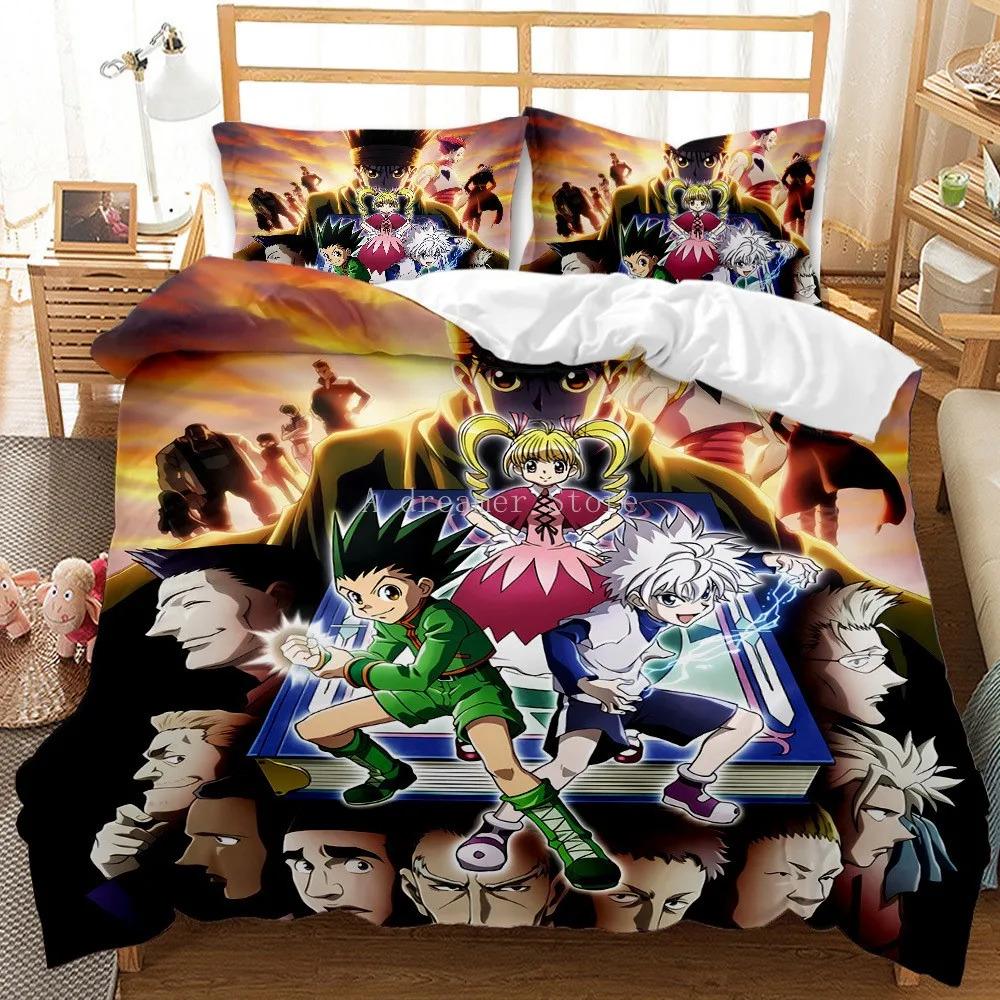 Japan Anime My Hero Academia Printed Bedding Set Cartoon Duvet Covers Pillowcases Comforter Bedding Set Bedclothes Bed Linen
